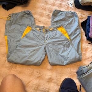 Vintage Rare Buggirl Baby Blue Parachute Pants XS